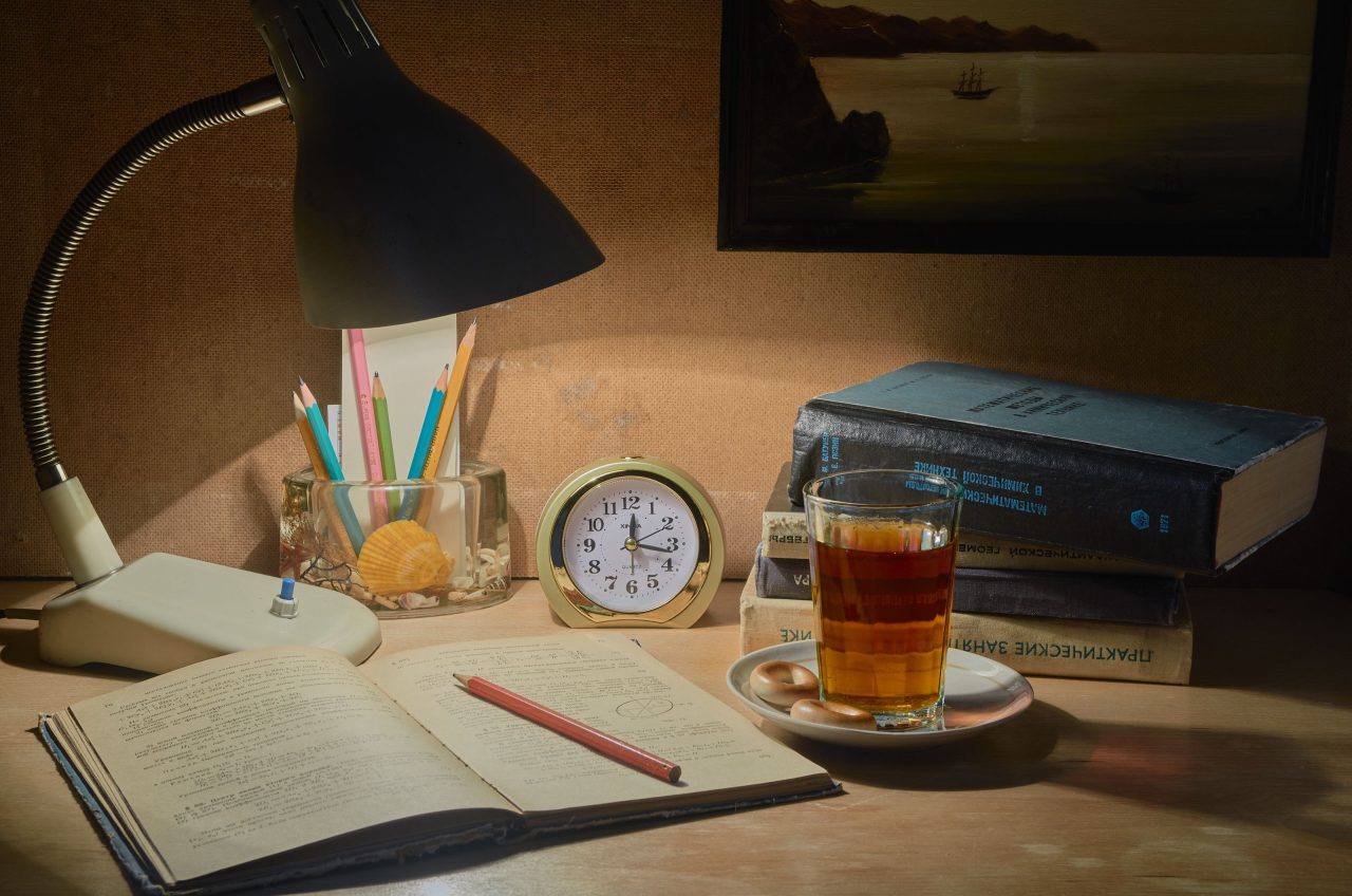 A student preparing study notes for a standardised admissions test